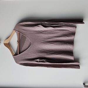 Burberry Brit Inside Out Reversible Fine Knit Print Fully Fashioned Sweater Top